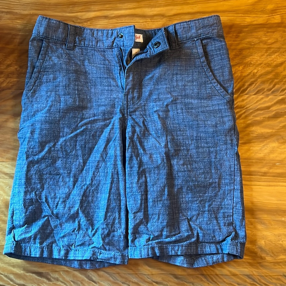 Cat & Jack blue linen-like cotton and spandex) shorts.
